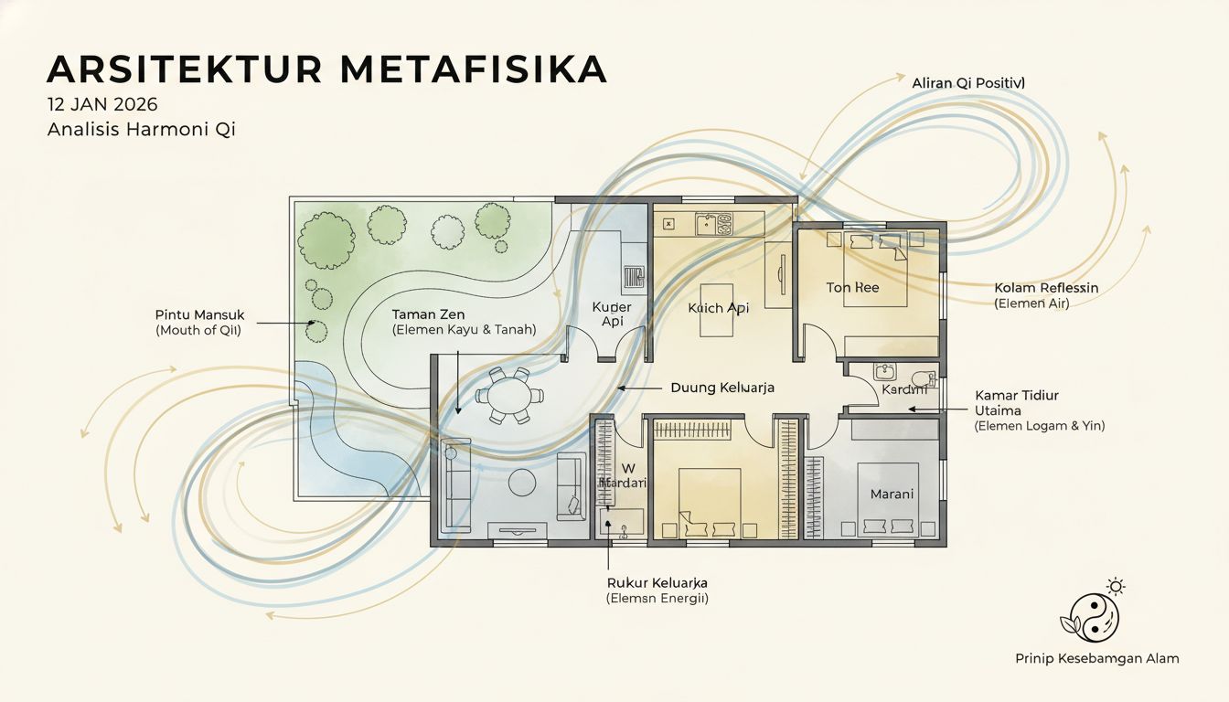 Arsitektur Metafisika: Integrasi Energi dan Estetika dalam Desain Hunian Modern