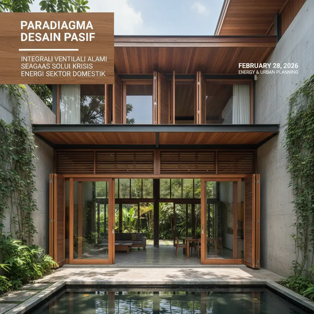 Paradigma Desain Pasif: Integrasi Ventilasi Alami sebagai Solusi Krisis Energi Sektor Domestik