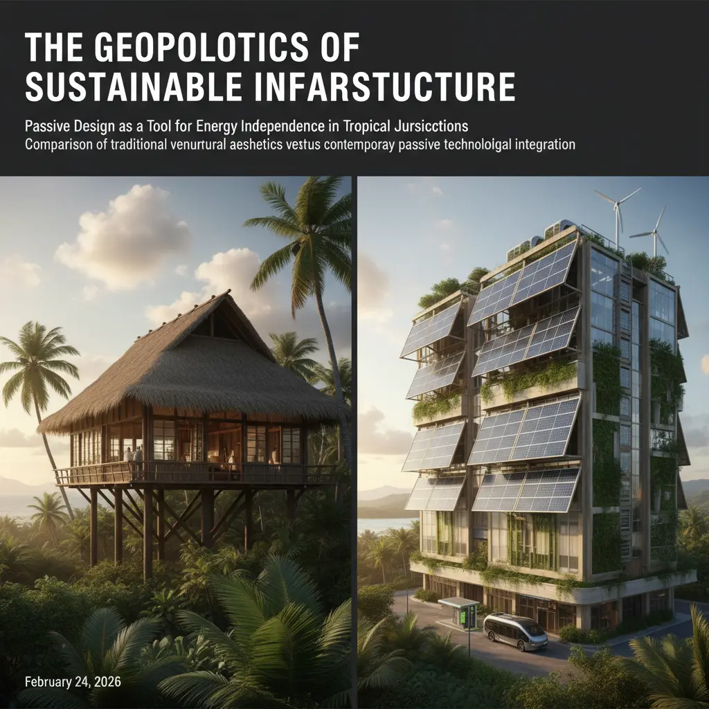The Geopolitics of Sustainable Infrastructure: Passive Design as a Tool for Energy Independence in Tropical Jurisdictions